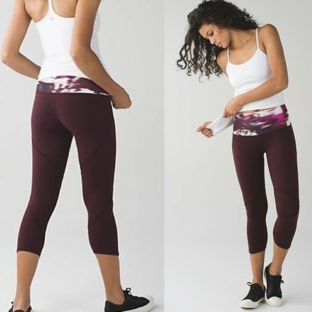 Lululemon Under Hi-Rise Crop Leggings - size 4